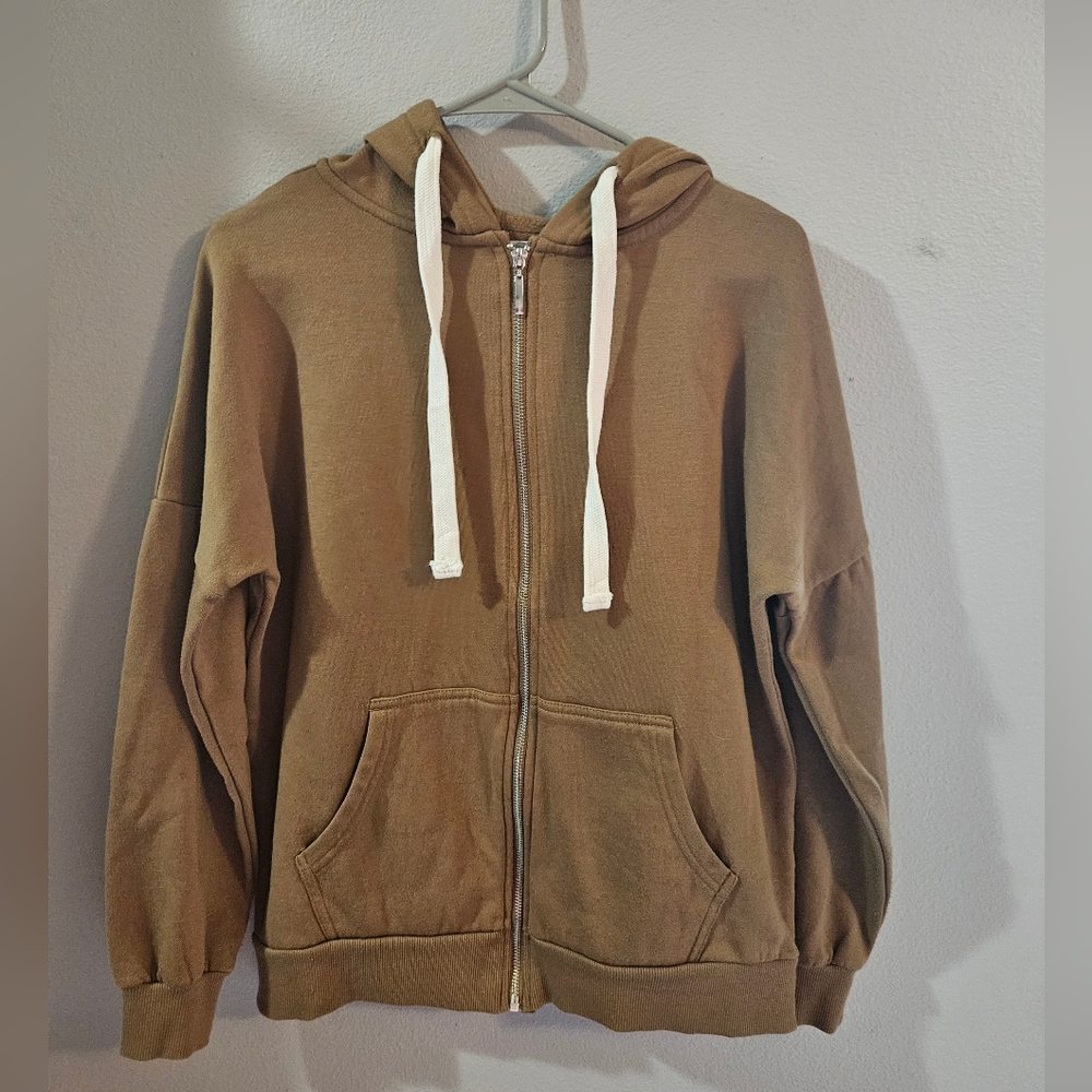 Zenana Full Zip-Up Hoodie
